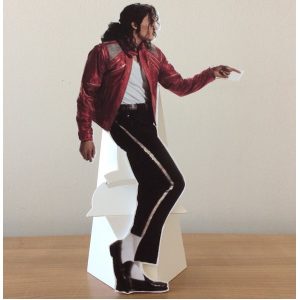 Michael Jackson Moonwalk Ayaklı Maket Pano