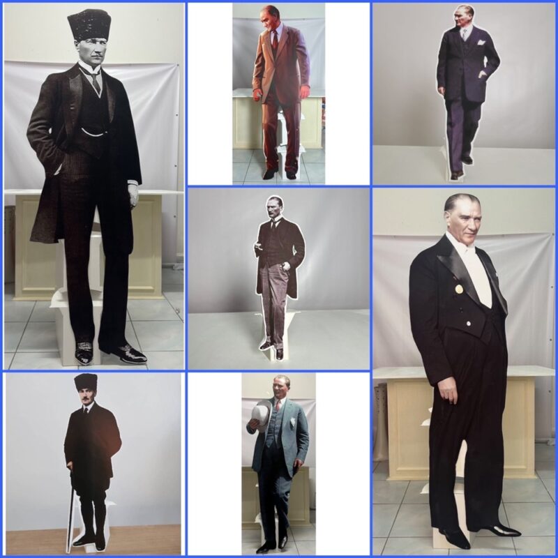 Atatürk Maket Pano Dekor – 175 cm Dev Boy