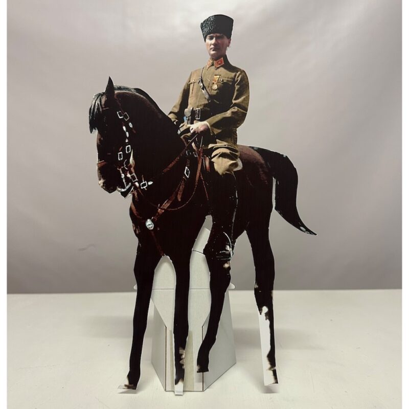 Atlı Atatürk Maket Pano - Dekor