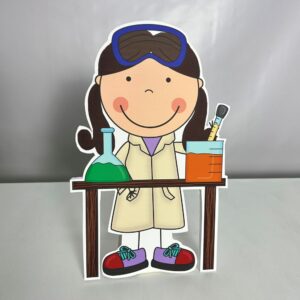 Bilim Çocuk Kız Maket Dekor - Süs