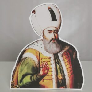 Kanuni Sultan Süleyman Portre Maket Pano Dekor - Süs