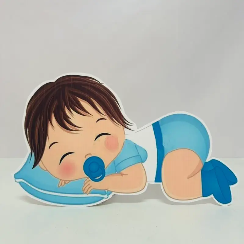 Uyuyan Erkek Bebek Maket Pano Dekor – Süs