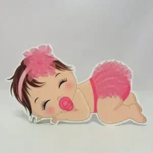Uyuyan Kız Bebek Maket Pano Dekor – Süs