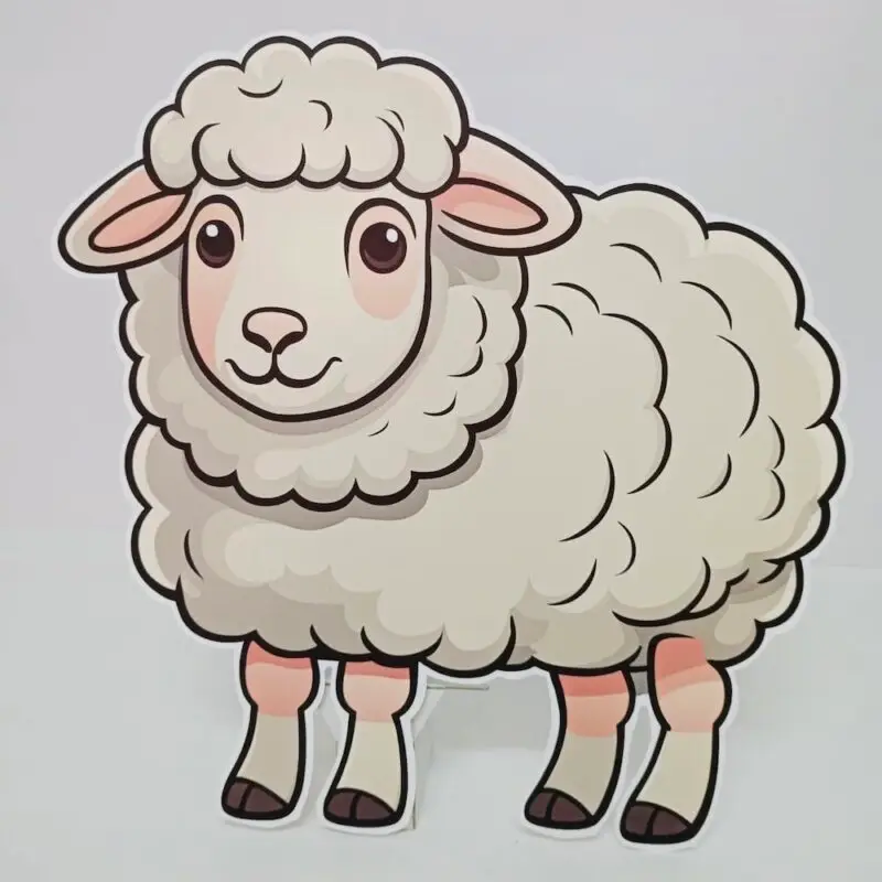 Koyun Ayaklı Maket Pano Dekor – Süs