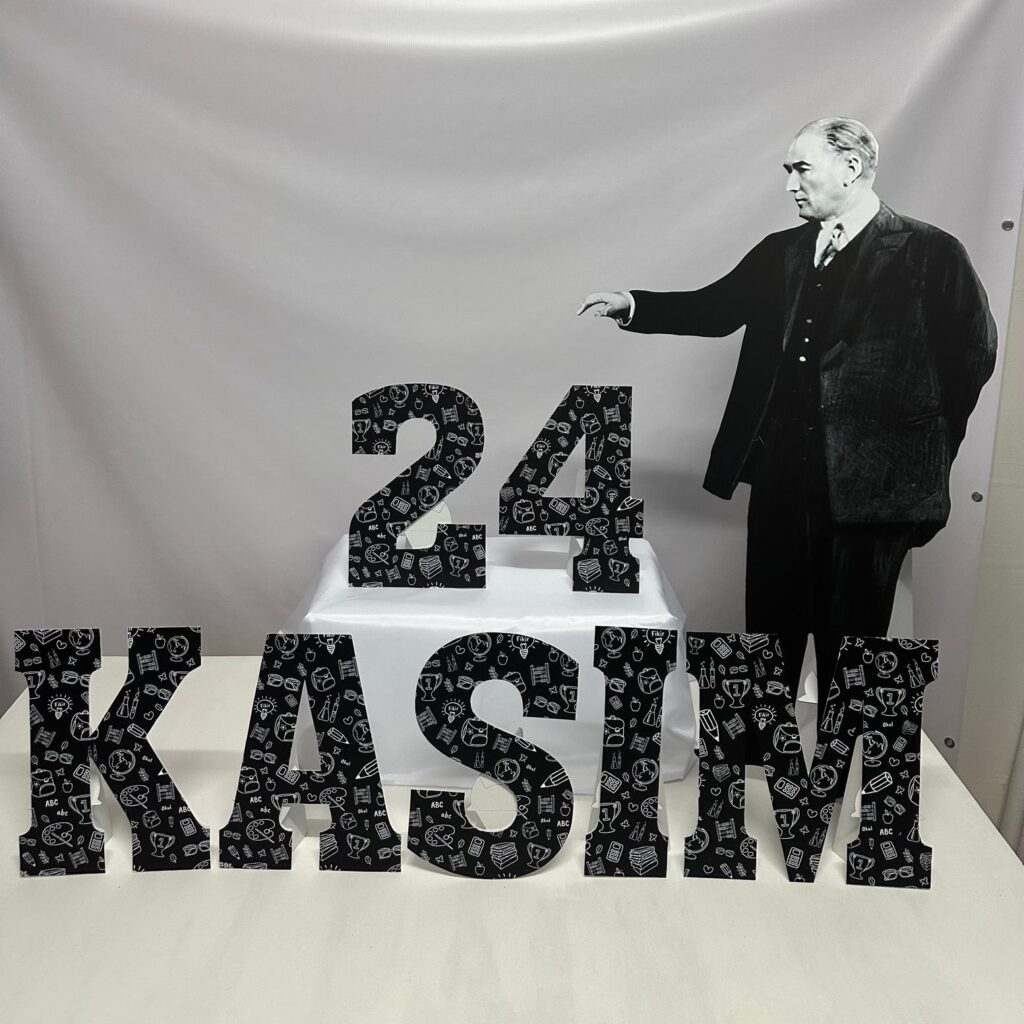 10 Kasım Atatürk Maket Pano Seti - Dekor Süs - Hepsimaket
