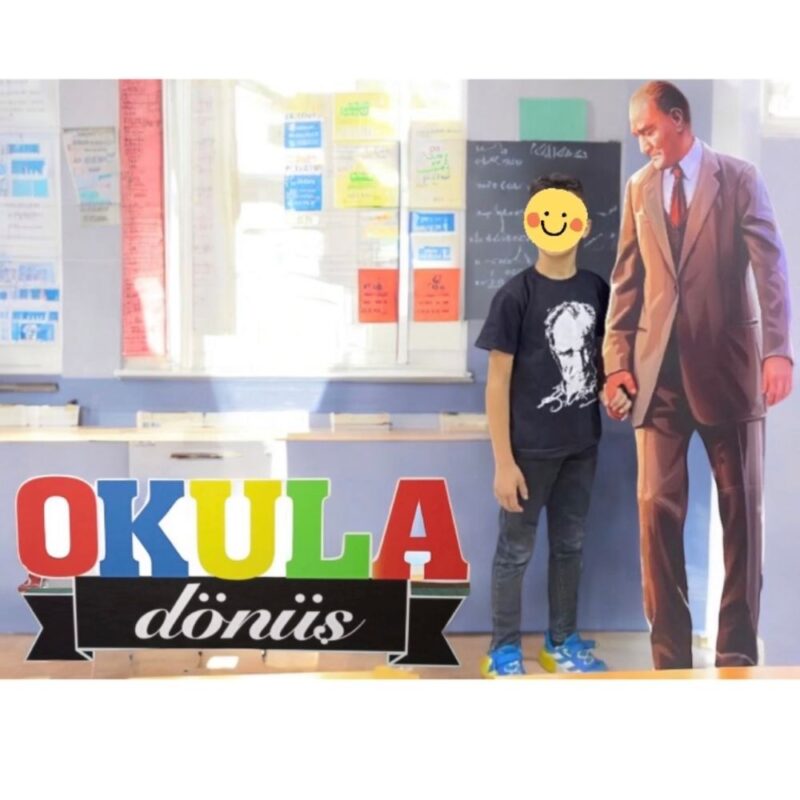 Okula Dönüş Atatürk Maket Seti Pano Dekor - Süs