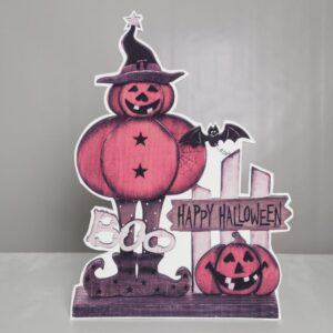 Happy Halloween Maket Pano Dekor Süs - Ayaklı