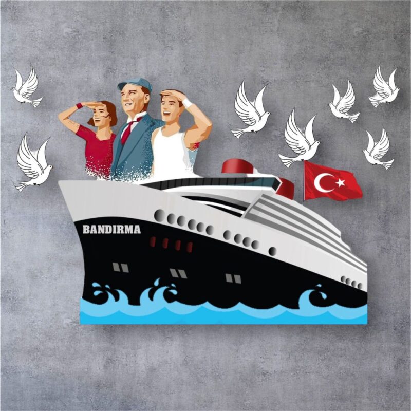 19 Mayıs Pano Maket Seti - Dekor Süs