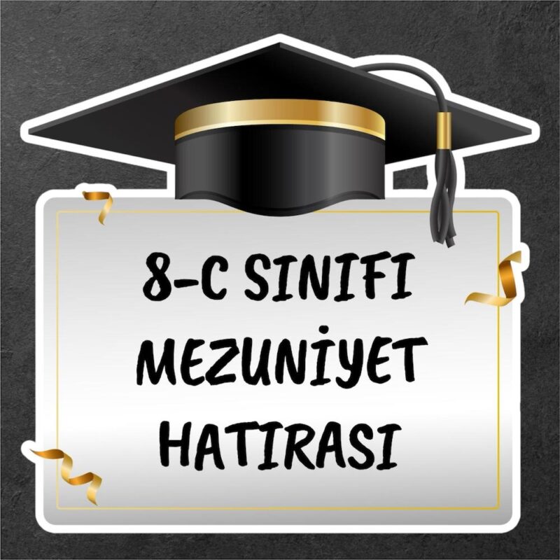 Mezuniyet Hatırası Gold Gümüş Maket Pano