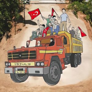 15 Temmuz Milli Birlik Maketi Pano Dekor - Süs