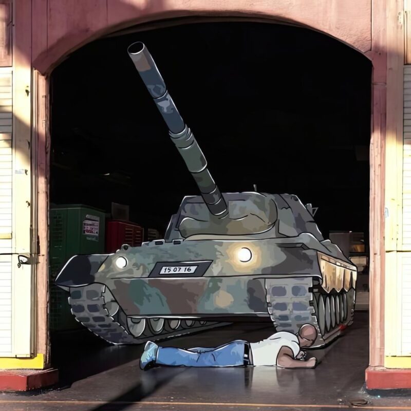 15 Temmuz Tank Maketi Pano Dekor - Süs
