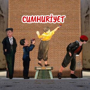 Cumhuriyet Çocukları Pano Maket Seti Örnek Kullanım