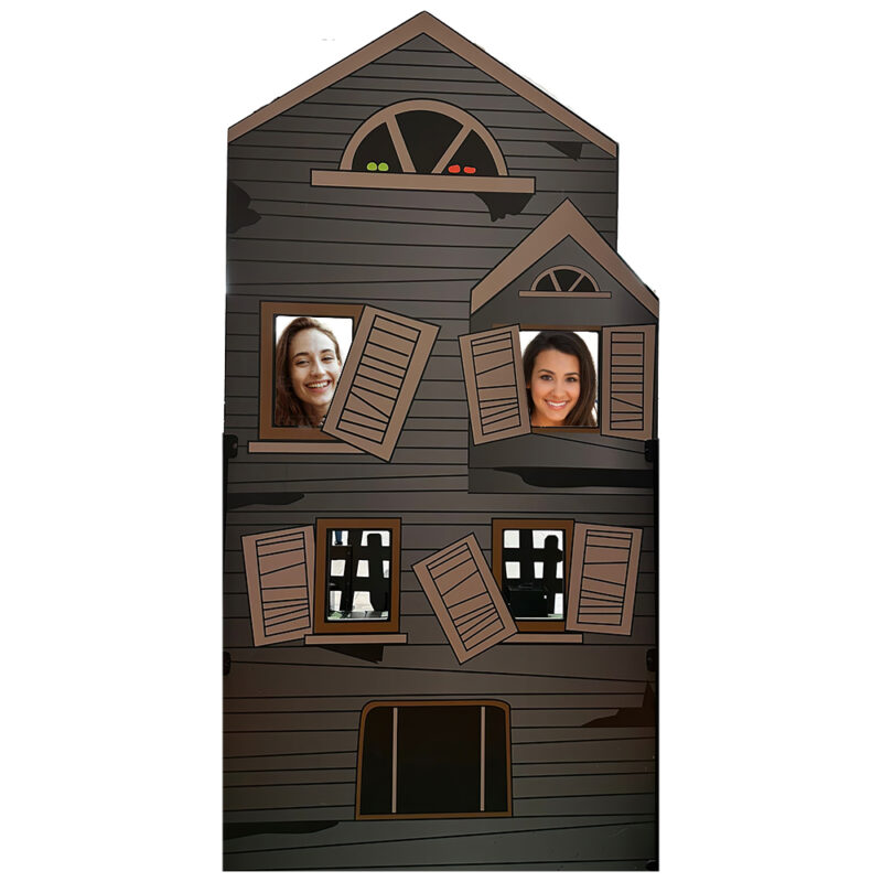 Halloween Cadı Evi Fotoğraf Çektirme Maket Pano