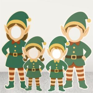 Elf Ailesi Fotoğraf Çektirme Maket Pano Seti