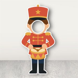 Davul Çalan Kurşun Asker Fotoğraf Çektirme Maket Pano