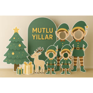 Premium Yılbaşı Fotoğraf Köşesi Paketi