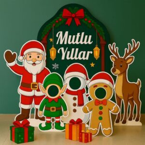 Sevimli Yılbaşı Fotoğraf Köşesi Paketi