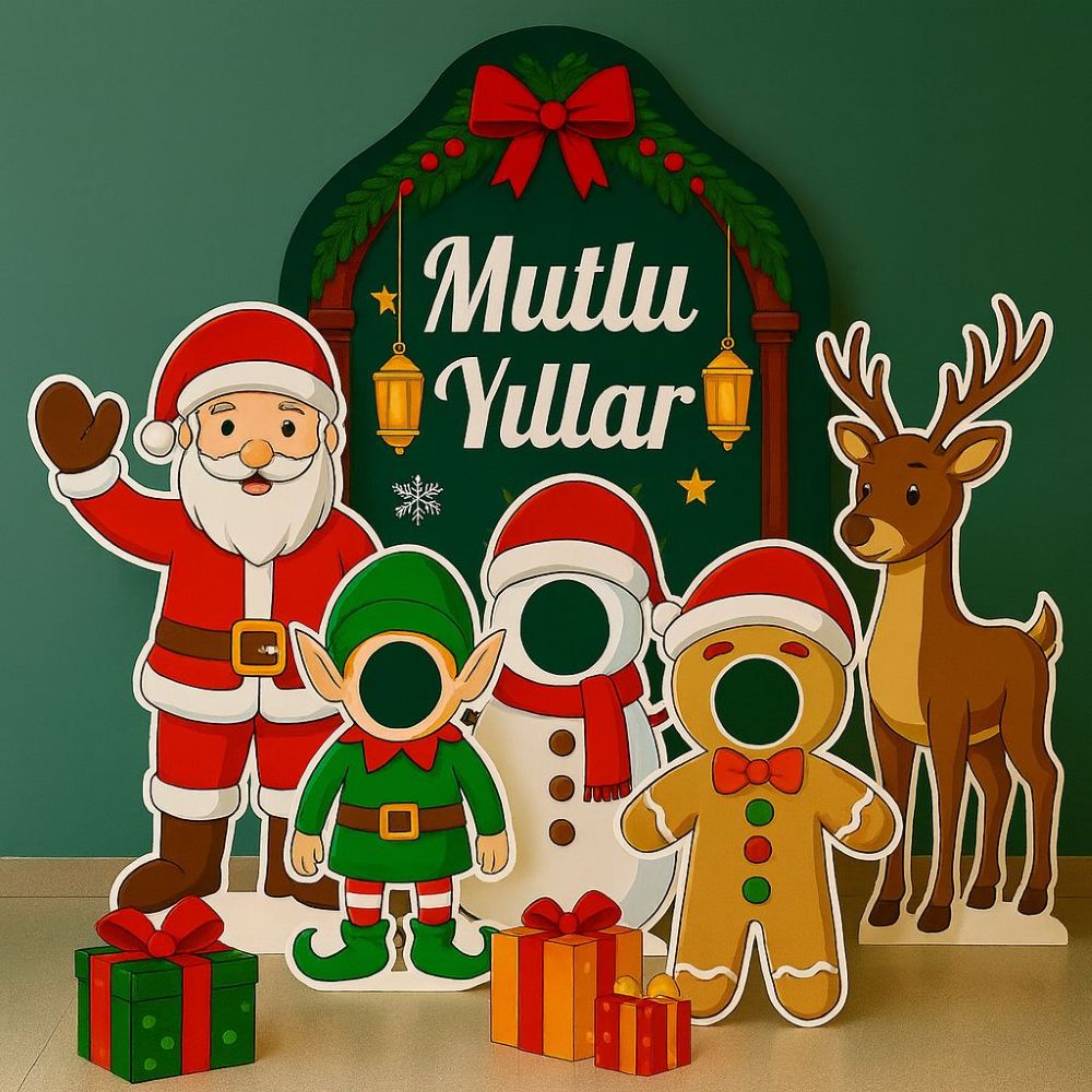 Sevimli Yılbaşı Fotoğraf Köşesi Paketi