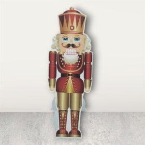 Taçlı Kurşun Asker Maketi Pano Dekor Süs - Ayaklı