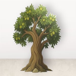 Zeytin Ağacı Maket Pano Dekor – Süs