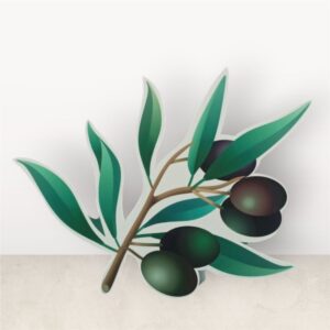 Zeytin Dalı Maket Pano Dekor – Süs