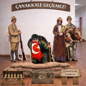 Çanakkale Cephesi Maket Seti Pano Dekor - Süs