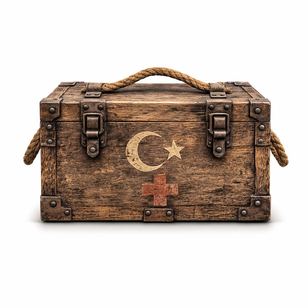 Ecza Sandığı Ayaklı Maket Pano Dekor - Süs