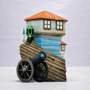 Ramazan Sokağı Evi Topu Pano Maket Dekor - Süs